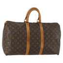 LOUIS VUITTON Monogram Keepall 45 Boston Bag M41428 LV Auth am10376-1