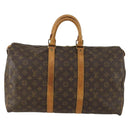 LOUIS VUITTON Monogram Keepall 45 Boston Bag M41428 LV Auth am10376-13