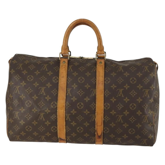 LOUIS VUITTON Monogram Keepall 45 Boston Bag M41428 LV Auth am10376