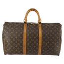 LOUIS VUITTON Monogram Keepall 50 Boston Bag M41426 LV Auth am10377-2