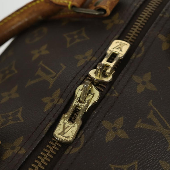 LOUIS VUITTON Monogram Keepall Bandouliere 60 Boston Bag M41412 LV Auth am10381