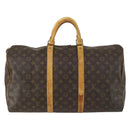 LOUIS VUITTON Monogram Keepall 50 Boston Bag M41426 LV Auth am10385-13