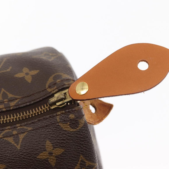 LOUIS VUITTON Monogram Speedy 35 Hand Bag M41524 LV Auth am10388