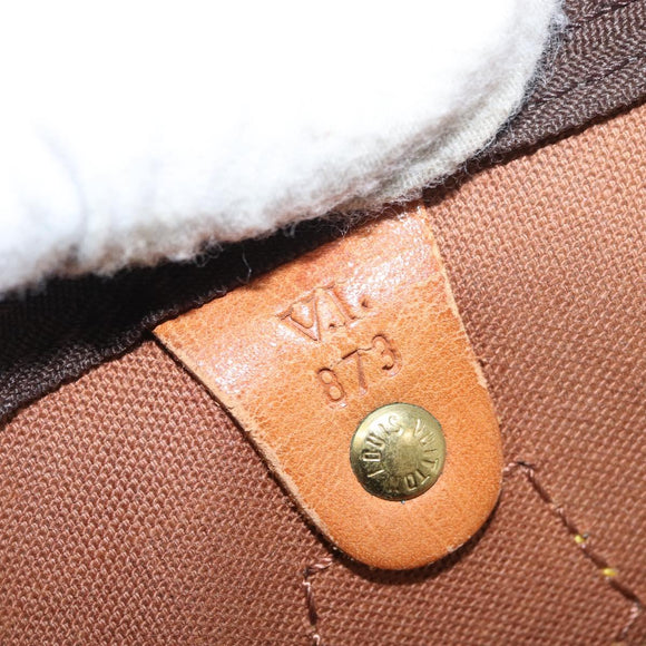 LOUIS VUITTON Monogram Speedy 35 Hand Bag M41524 LV Auth am10388