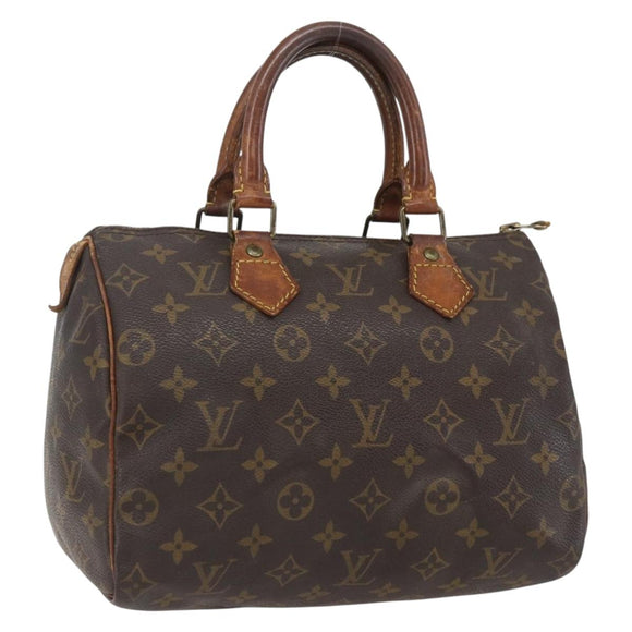 LOUIS VUITTON Monogram Speedy 25 Hand Bag M41528 LV Auth am10389