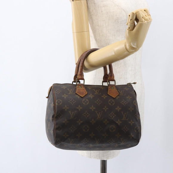 LOUIS VUITTON Monogram Speedy 25 Hand Bag M41528 LV Auth am10389