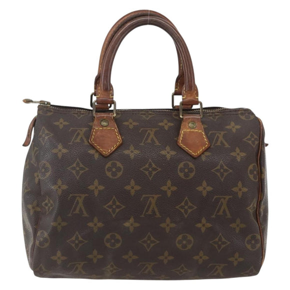 LOUIS VUITTON Monogram Speedy 25 Handtasche M41528 LV Auth am10389