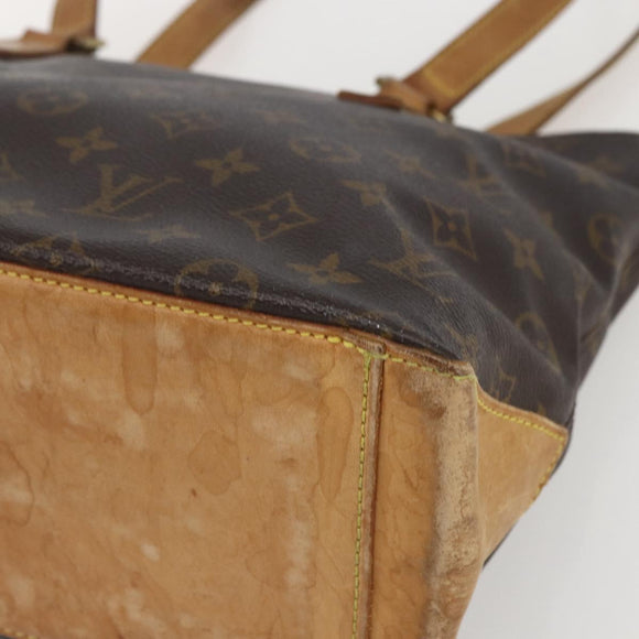 LOUIS VUITTON Monogram Cabas Piano Tote Bag M51148 LV Auth am10391