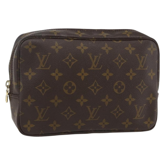 LOUIS VUITTON Monogram Trousse Toilette 23 Clutch Bag M47524 LV Auth am10394