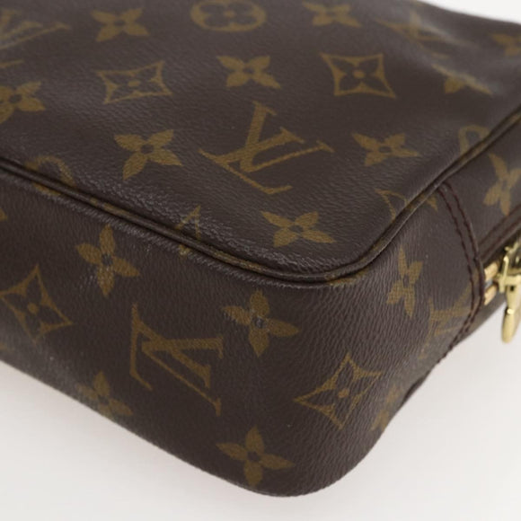 LOUIS VUITTON Monogram Trousse Toilette 23 Clutch Bag M47524 LV Auth am10394