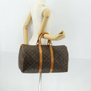 LOUIS VUITTON Monogram Keepall 45 Boston Bag M41428 LV Auth am10396V-22