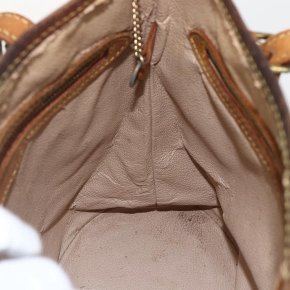 LOUIS VUITTON Monogram Bucket PM Shoulder Bag M42238 LV Auth am10400