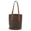 LOUIS VUITTON Monogram Bucket PM Shoulder Bag M42238 LV Auth am10400-2