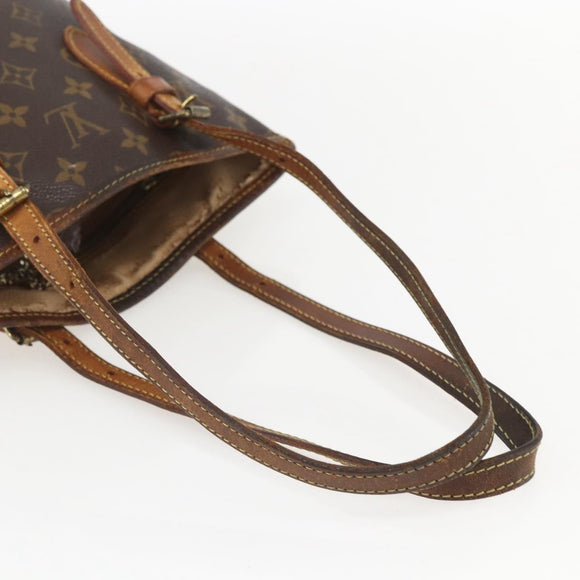 LOUIS VUITTON Monogram Bucket PM Shoulder Bag M42238 LV Auth am10400