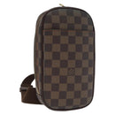 LOUIS VUITTON Damier Ebene Pochette Gange Bag SPO N48048 LV Auth am10401-1
