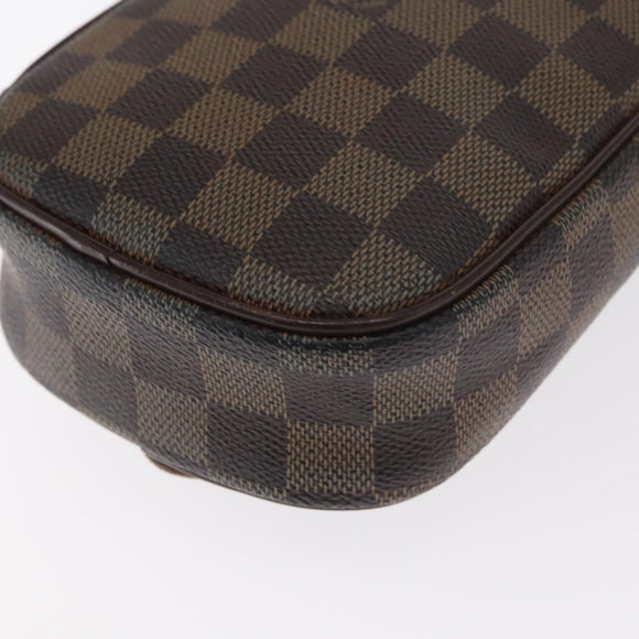 LOUIS VUITTON Damier Ebene Pochette Gange Bag SPO N48048 LV Auth am10401