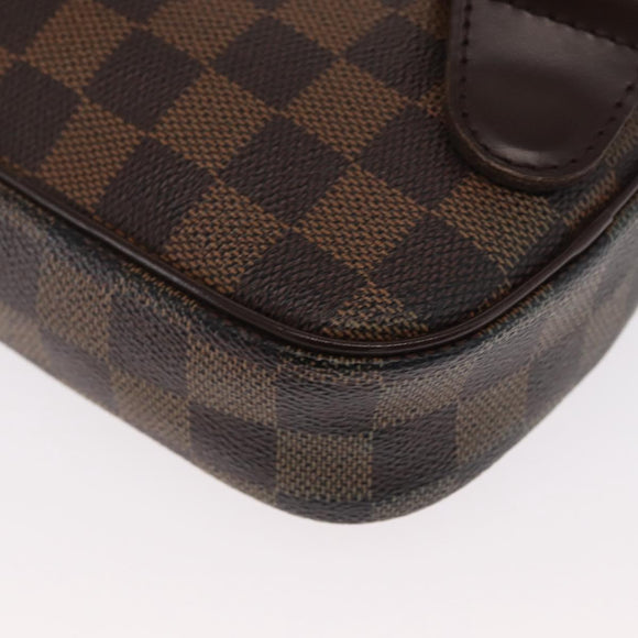 LOUIS VUITTON Damier Ebene Pochette Gange Bag SPO N48048 LV Auth am10401