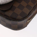 LOUIS VUITTON Damier Ebene Pochette Gange Bag SPO N48048 LV Auth am10401-16