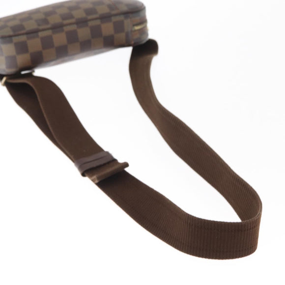 LOUIS VUITTON Damier Ebene Pochette Gange Bag SPO N48048 LV Auth am10401