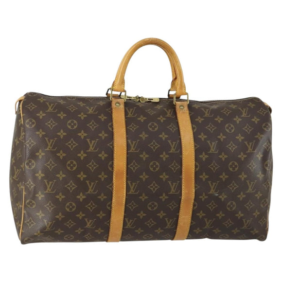 LOUIS VUITTON Monogram Keepall 50 Boston Tasche M41426 LV Auth am10405