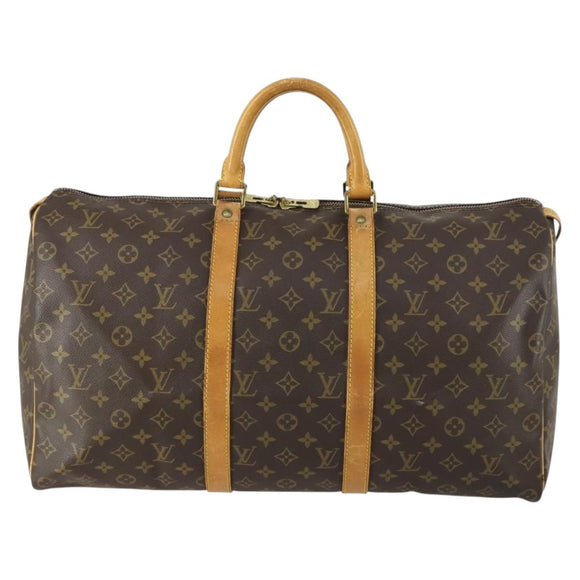 LOUIS VUITTON Monogram Keepall 50 Boston Bag M41426 LV Auth am10405