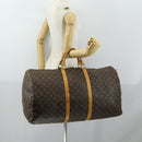 LOUIS VUITTON Monogram Keepall 60 Boston Bag M41422 LV Auth am10406-22