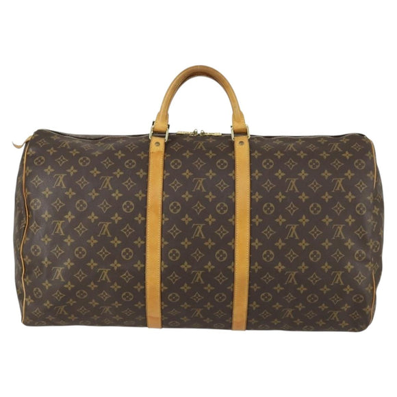 LOUIS VUITTON Monogram Keepall 60 Boston Bag M41422 LV Auth am10406