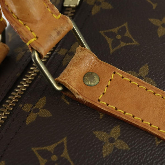 LOUIS VUITTON Monogram Keepall 60 Boston Bag M41422 LV Auth am10408