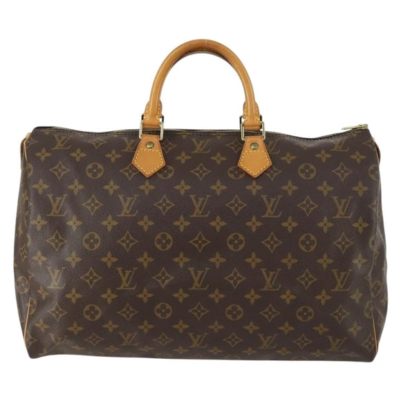 LOUIS VUITTON Monogram Speedy 40 Hand Bag M41522 LV Auth am10410