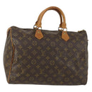 LOUIS VUITTON Monogram Speedy 35 Hand Bag M41524 LV Auth am10413-1