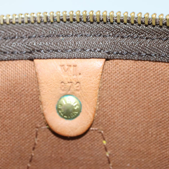 LOUIS VUITTON Monogram Speedy 35 Hand Bag M41524 LV Auth am10413