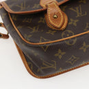 LOUIS VUITTON Monogram Gibeciere MM Shoulder Bag M42247 LV Auth am10415-14