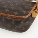 LOUIS VUITTON Monogram Gibeciere MM Shoulder Bag M42247 LV Auth am10415-15