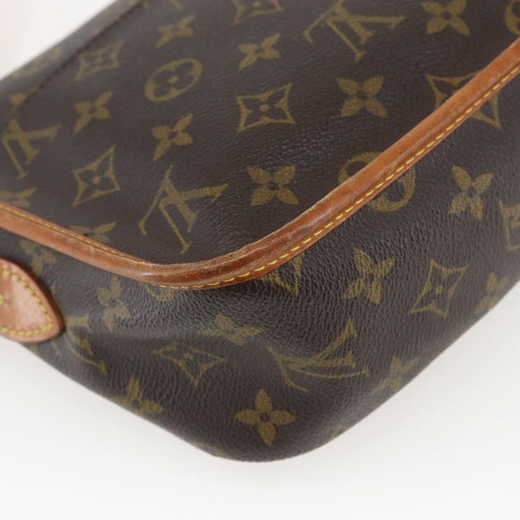 LOUIS VUITTON Monogram Gibeciere MM Shoulder Bag M42247 LV Auth am10415