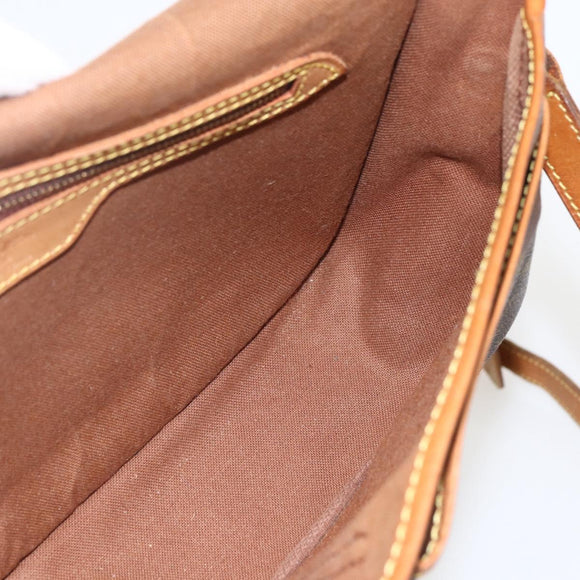 LOUIS VUITTON Monogram Gibeciere MM Shoulder Bag M42247 LV Auth am10415