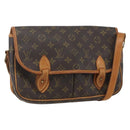 LOUIS VUITTON Monogram Gibeciere MM Shoulder Bag M42247 LV Auth am10415-1