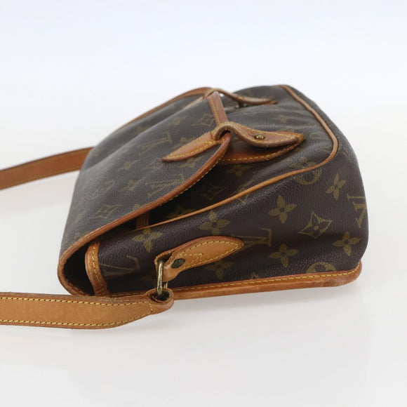 LOUIS VUITTON Monogram Gibeciere MM Shoulder Bag M42247 LV Auth am10415