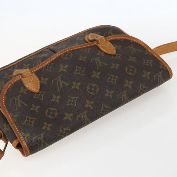 LOUIS VUITTON Monogram Gibeciere MM Shoulder Bag M42247 LV Auth am10415