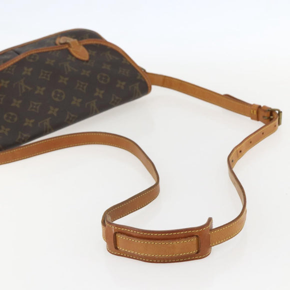 LOUIS VUITTON Monogram Gibeciere MM Shoulder Bag M42247 LV Auth am10415