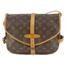 LOUIS VUITTON Monogram Saumur 30 Shoulder Bag M42256 LV Auth am10418-13