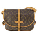 LOUIS VUITTON Monogram Saumur 30 Shoulder Bag M42256 LV Auth am10418-2