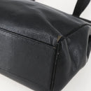 Salvatore Ferragamo Vala Tote Bag Leather Black Gold Auth am10419-9