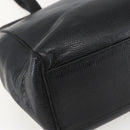 Salvatore Ferragamo Vala Tote Bag Leather Black Gold Auth am10419-14
