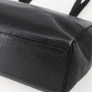 Salvatore Ferragamo Vala Tote Bag Leather Black Gold Auth am10419-15