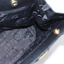Salvatore Ferragamo Vala Tote Bag Leather Black Gold Auth am10419-18