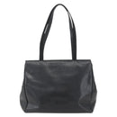 Salvatore Ferragamo Vala Tote Bag Leather Black Gold Auth am10419-2