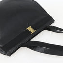 Salvatore Ferragamo Vala Tote Bag Leather Black Gold Auth am10419-6