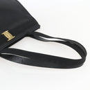 Salvatore Ferragamo Vala Tote Bag Leather Black Gold Auth am10419-7