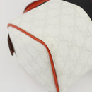 GUCCI GG Supreme Sherry Line Joy Mini Boston Bag PVC White 190257 Auth am10423V-16