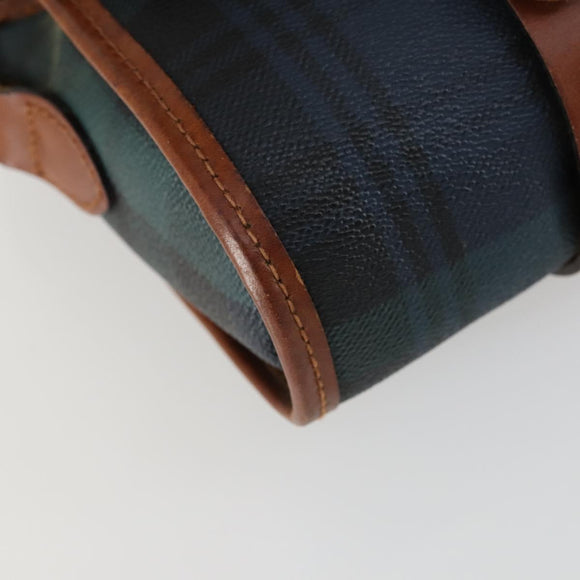 Polo Ralph Lauren Check Shoulder Bag PVC Green Auth am10430